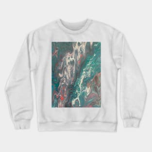 Acrylic pouring art Crewneck Sweatshirt